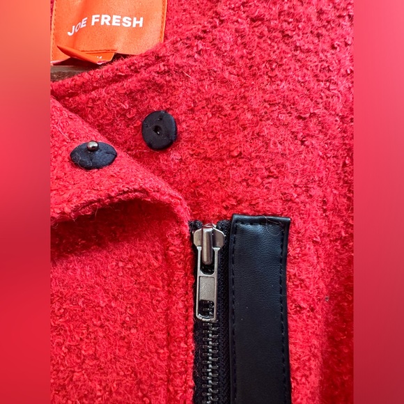 Joe Fresh Orange Red Winter Coat Size Medium - Picture 9 of 10